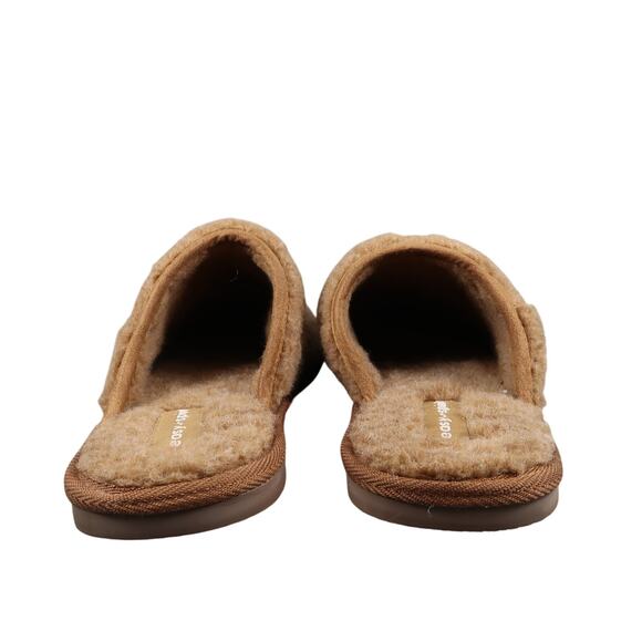 Easy Spirit Shoes Womens 9/10 Slippers Mule Slip On Faux Fur Comfort Casual Tan - Picture 4 of 11